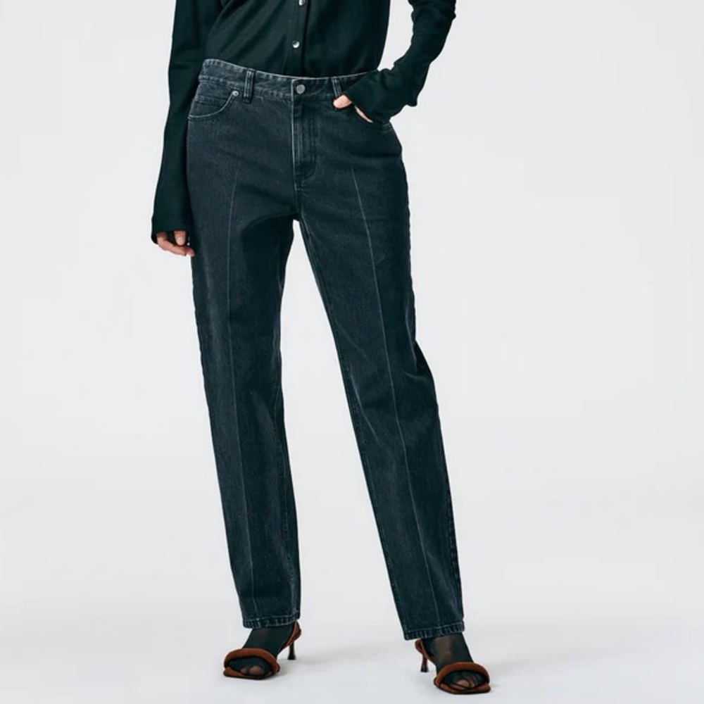 Tibi black denim elfie jeans size 25